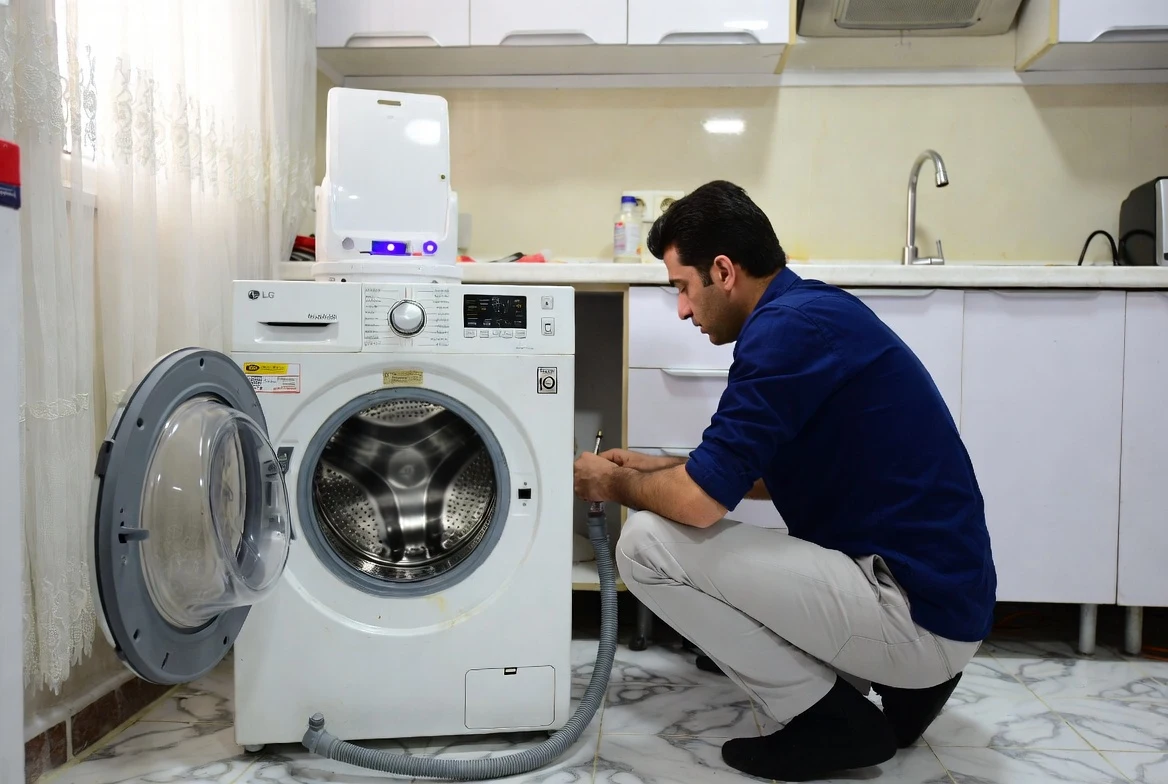  علت تخلیه نشدن آب ماشین لباسشویی ال جی