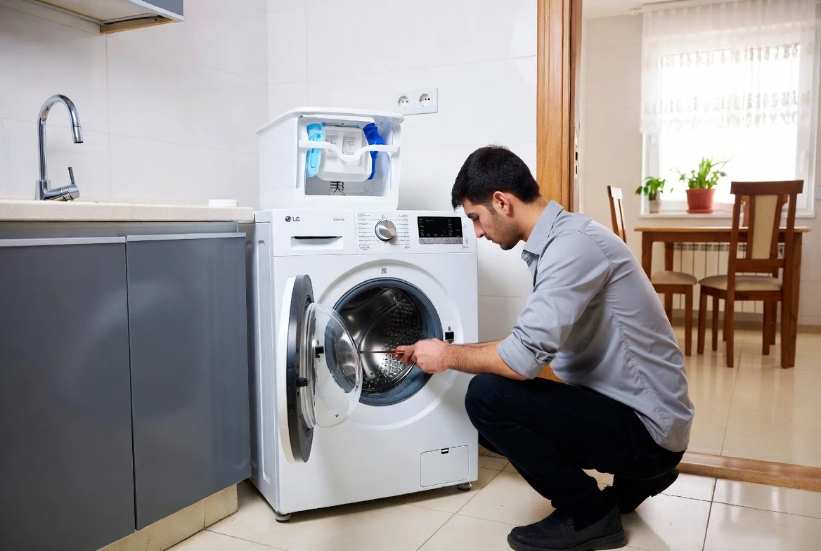 علت نچرخیدن دیگ لباسشویی ال جی
