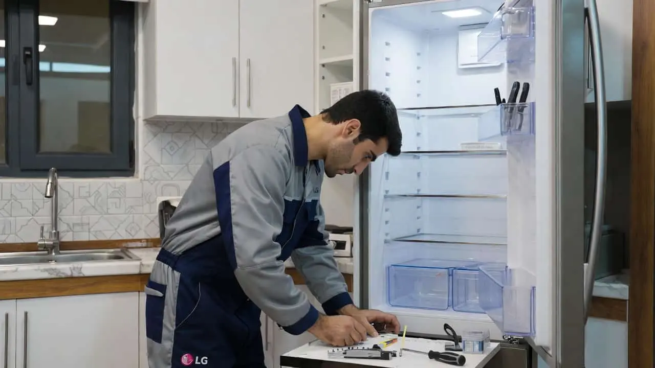 علت سرد نکردن یخچال ال جی