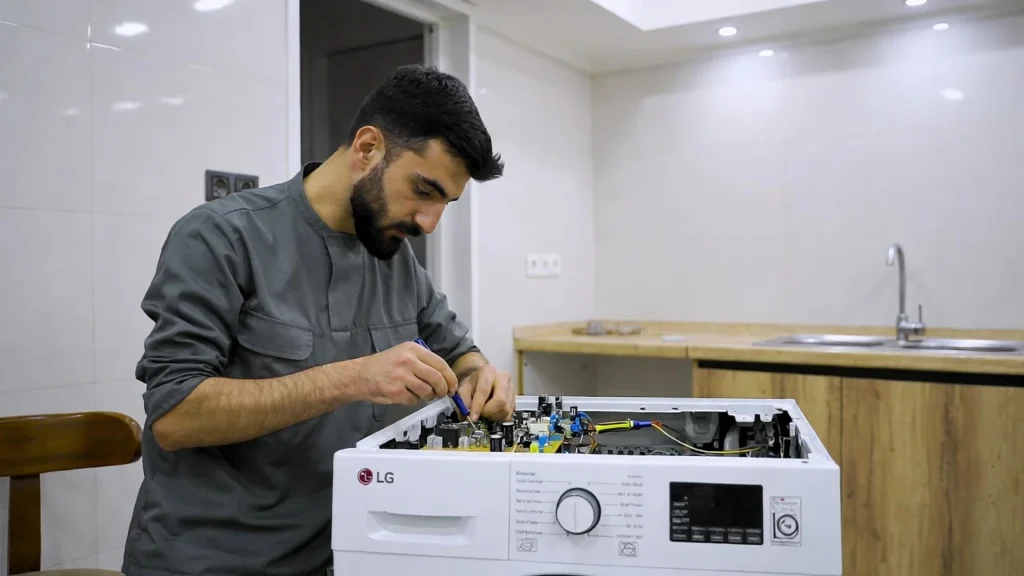 هزینه تعمیر برد لباسشویی ال جی; راهنمای جامع و کامل