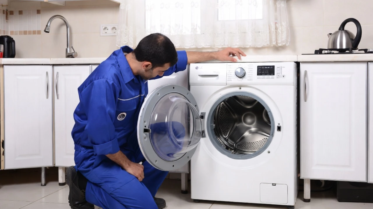 علت لرزش ماشین لباسشویی ال جی هنگام خشک کن چیست؟